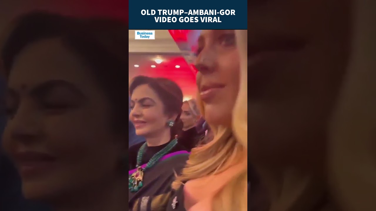 After Trump&rsquo;s Truth Social Post, Old Video With Mukesh-Nita Ambani, Gor At Private Dinner Goes Viral