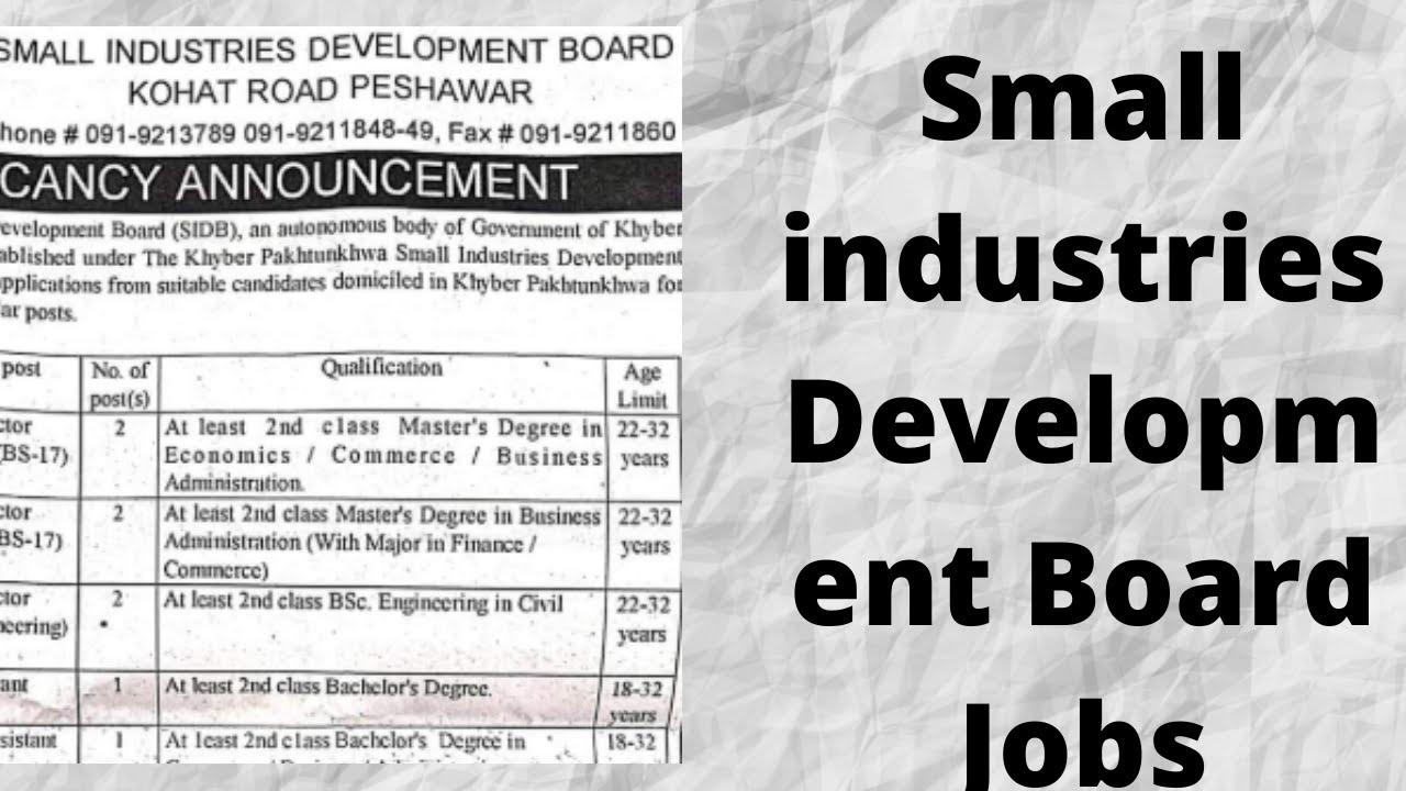How to apply small Industries Jobs|Kpk Jobs 2020