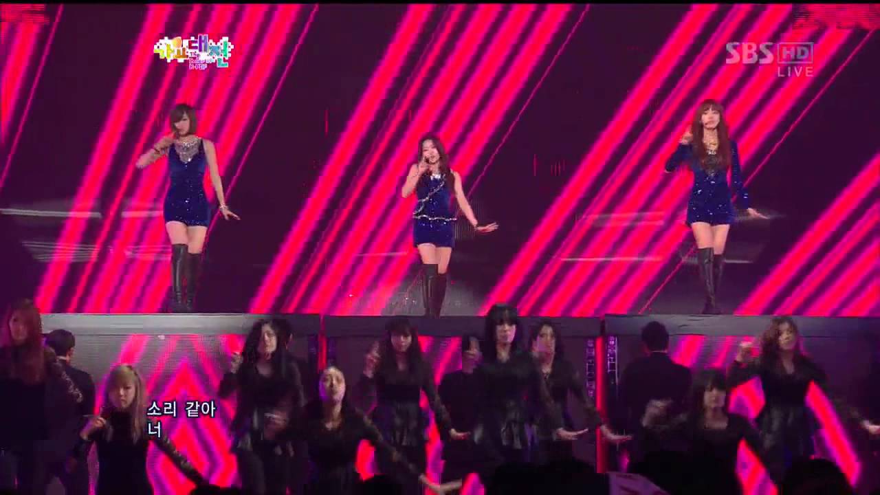 Секрет [TALK THAT] @SBS 2012 가요 대전 Цвет K-pop 20121229