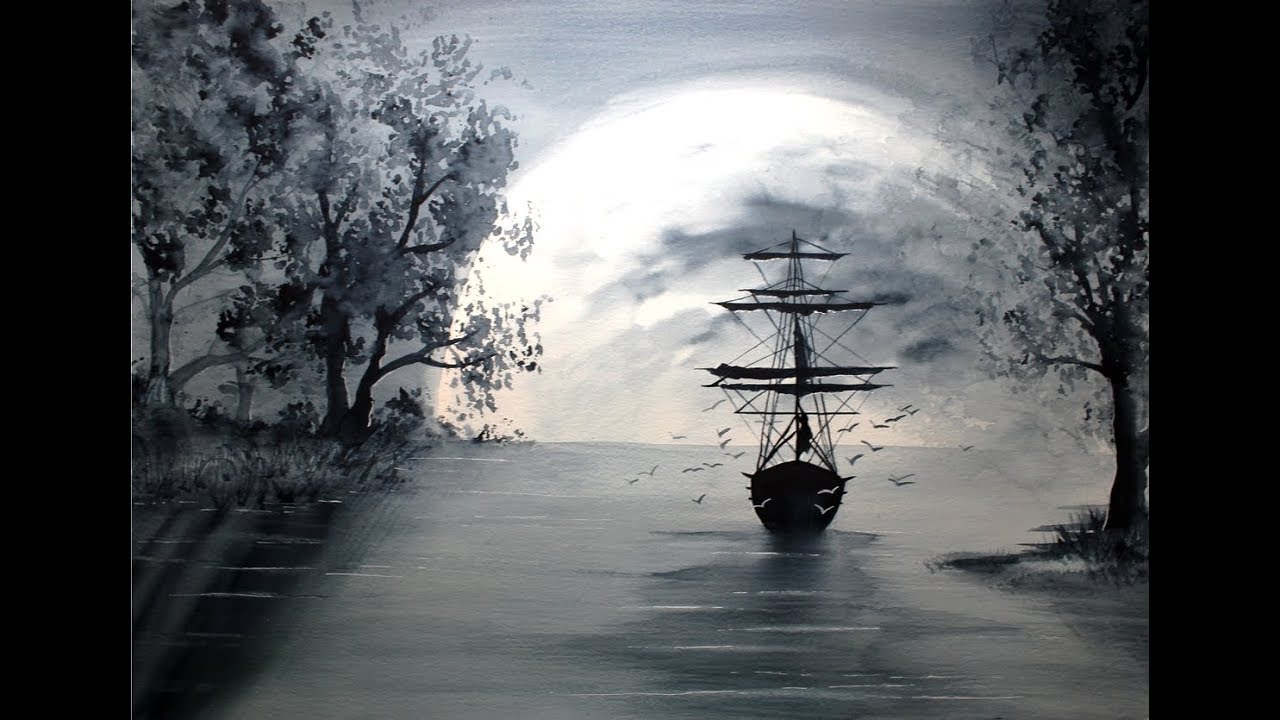 watercolor painting demonstration