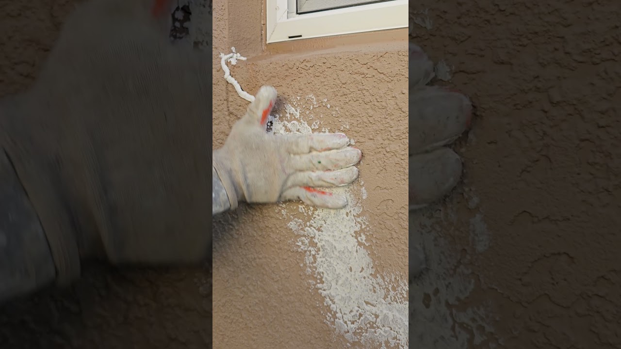 How to Fix Stucco Cracks. Como reparar grietas en paredes de Stucco. #exteriorpainting #florida