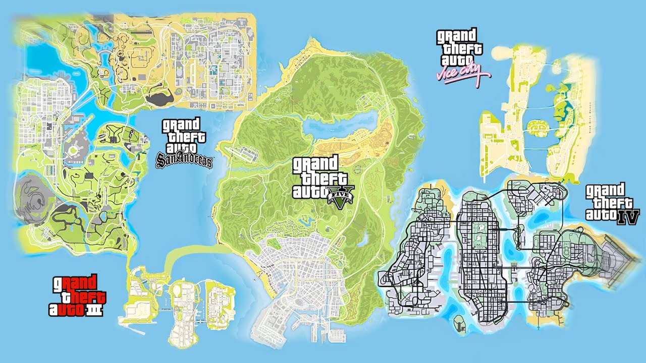 I Added Every GTA Map To GTA 5
