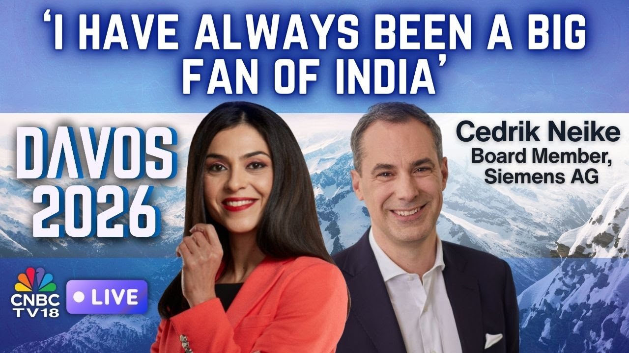 Davos 2026 LIVE | In Conversation With Cedrik Neike Board Member, Siemens AG | WEF | N18L