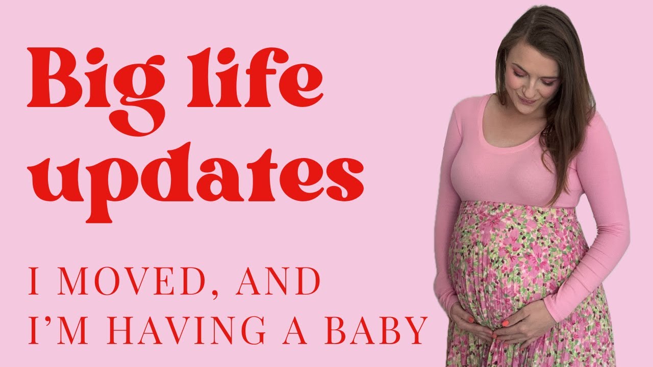 GRWM with some big life updates - I moved to a new apartment, and I'm pregnant!