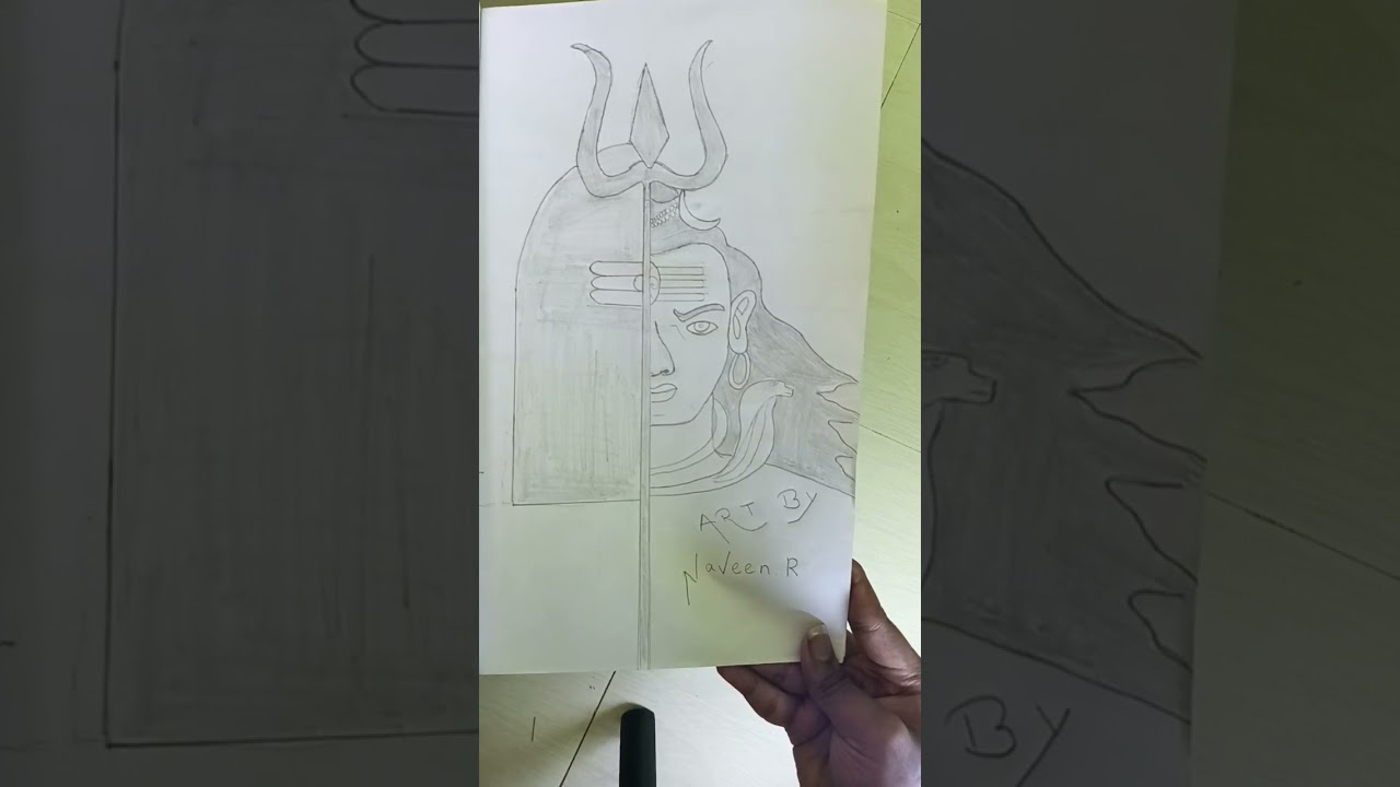 Mahadev | subscribe to the channel &hearts;️&hearts;️ | Just naveen thoughts #mahadev #art #justtry