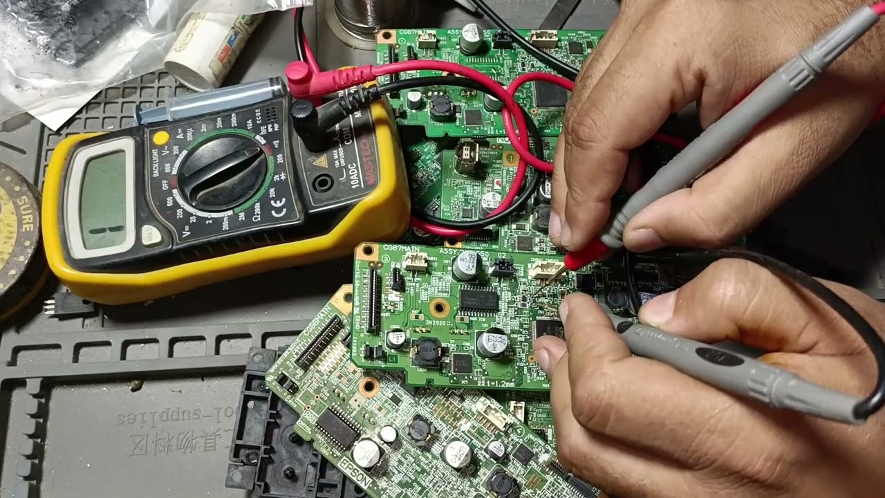 Epson_Printer_Logic_Card_Repair___How_to_check_IC_transistors_Epson_printers_Blank_Pageproblem(360p)
