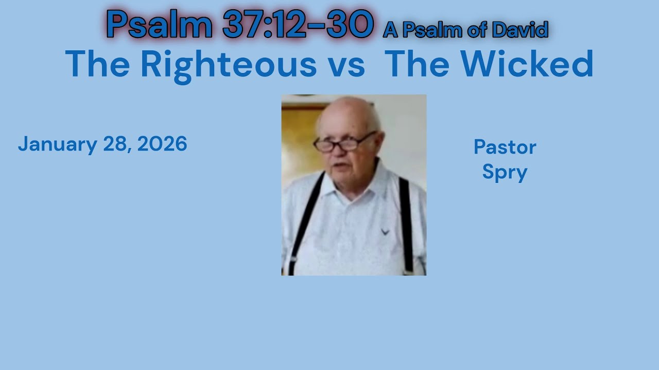 Psalm 37:12-30
