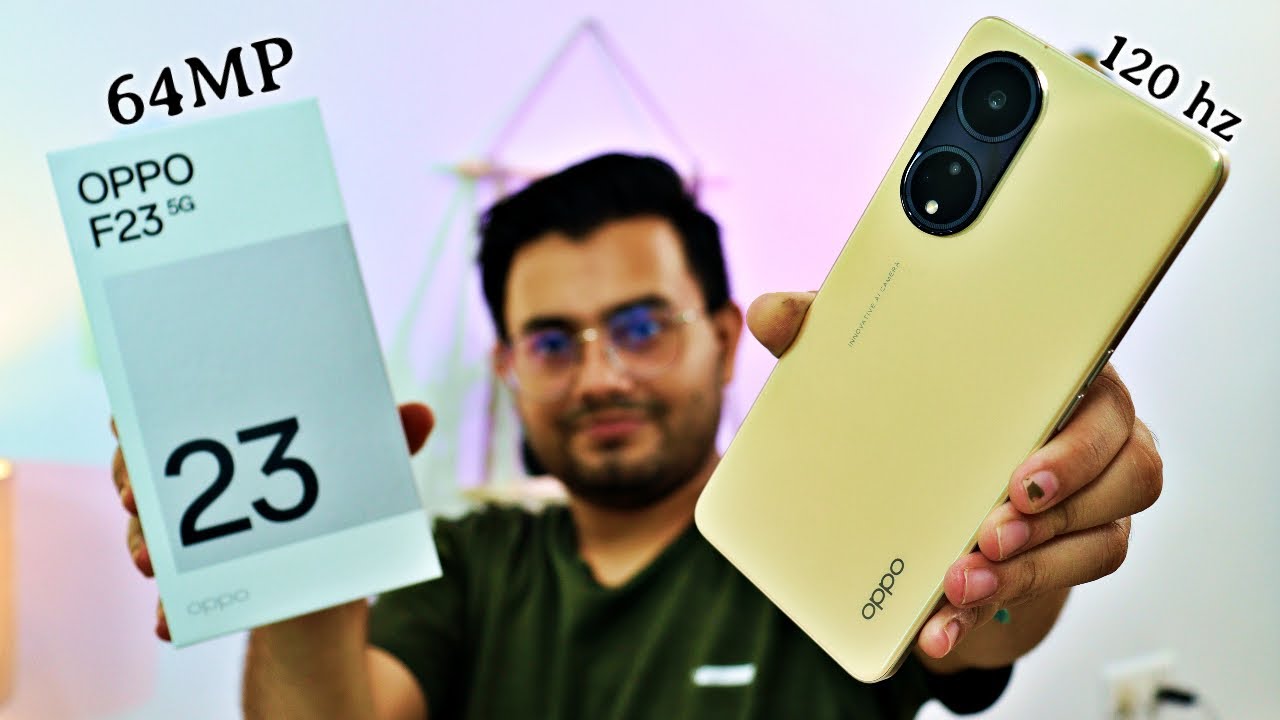 OPPO F23 5G Unboxing and Review: Camera 64MP 📸 5000 mAh 💥 120 Hz 🔥