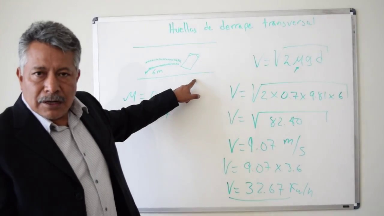 Cálculo de velocidad por fricción de neumático