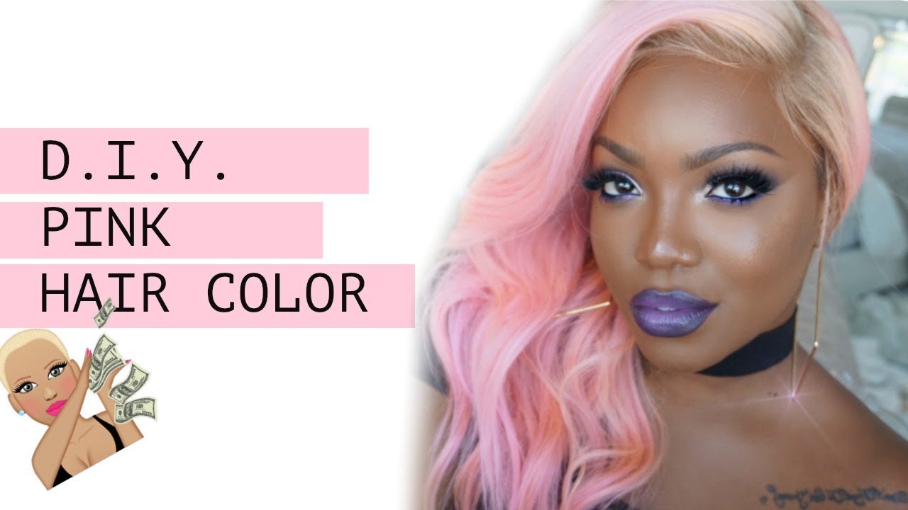 D.I.Y. Pastel Pink Hair Color