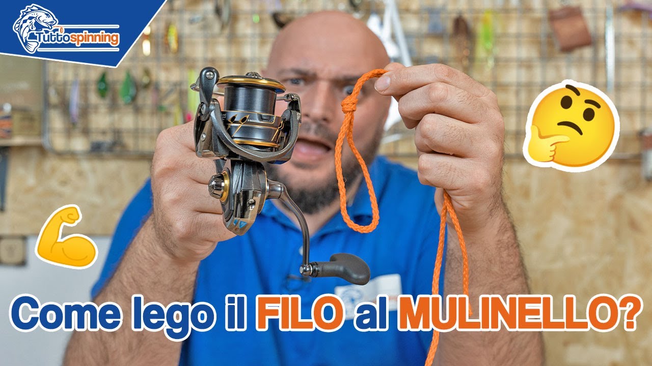 Come legare il filo alla BOBINA del MULINELLO 💪 Tutorial