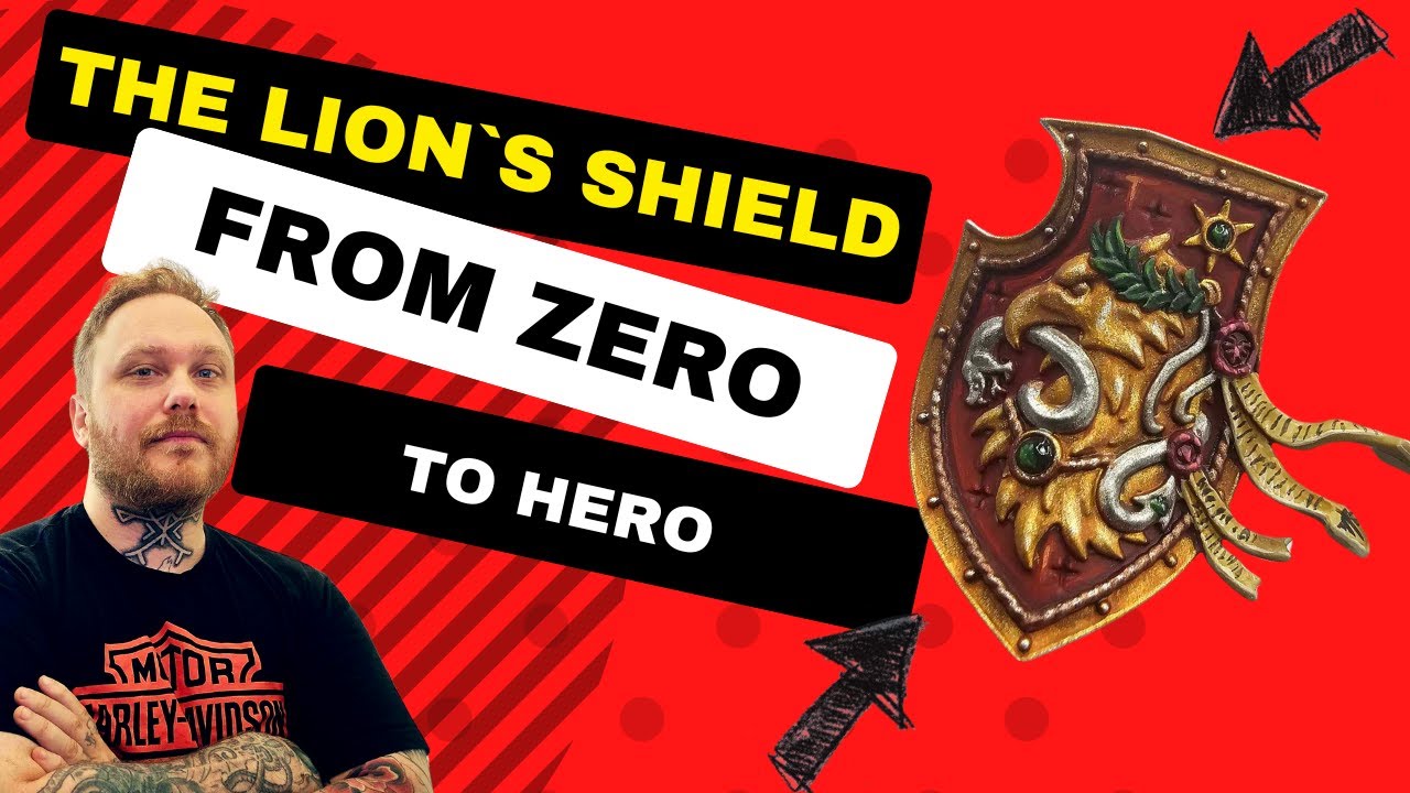 How to Paint: Lion El'Jonson`s Shield like a boss!