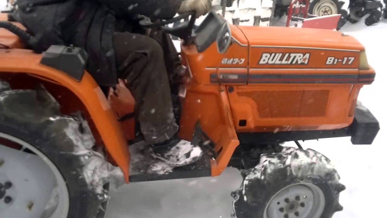 Японский мини трактор kubota bulltra 1-17 - kotamoto.ru - японские трактора.