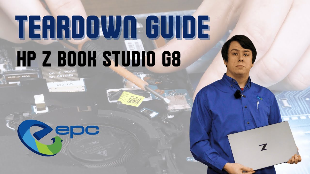 How to Teardown an HP Z Book Studio G8 Laptop!