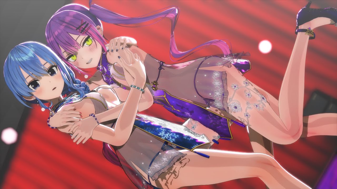 【4K】【Hololive/ホロライブ】すいちゃんトワ様で #TWICE #Talk_that_Talk #MMD【カメラ配布/Camera DL】