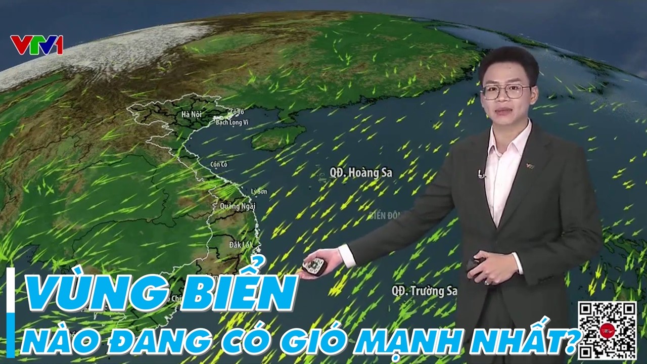 Dự báo thời tiết 9h10 - 11/03/2026 | Vùng biển nào đang có gió mạnh nhất? | VTVWDB