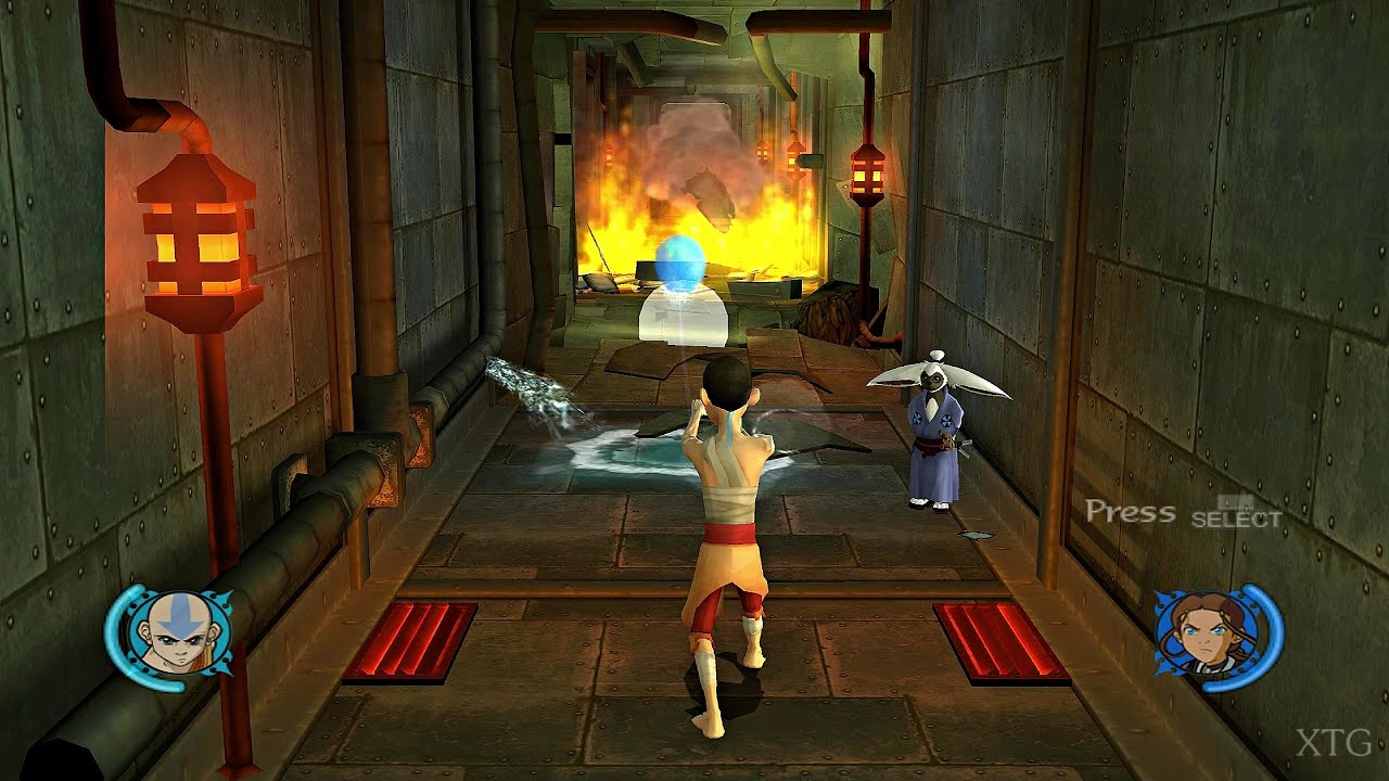 Аватар: Легенда об Аанге - В ад PS2 Геймплей HD (PCSX2)