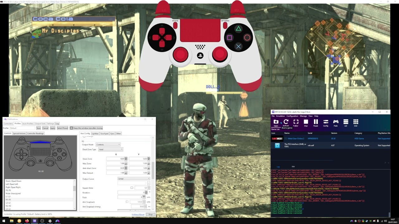 MGO2: Proof now why people use DS4Windows