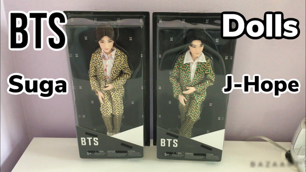 BTS Suga and J-Hope Mattel Dolls Unboxing!!