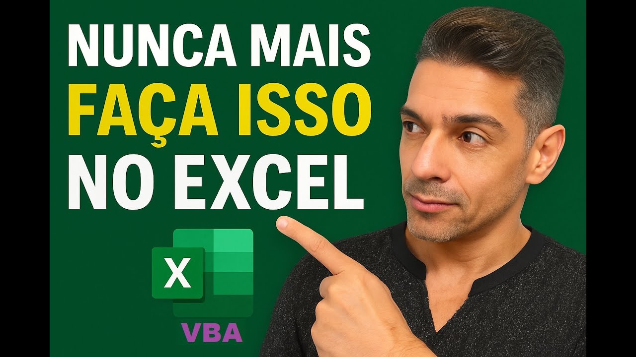 #Excel #VBA NUNCA MAIS FAÇA ISSO NO EXCEL