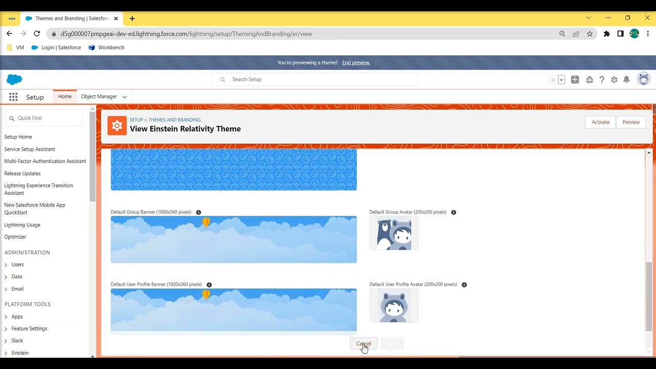 Update Salesforce Theme as per Company Brand #inSalesforce
