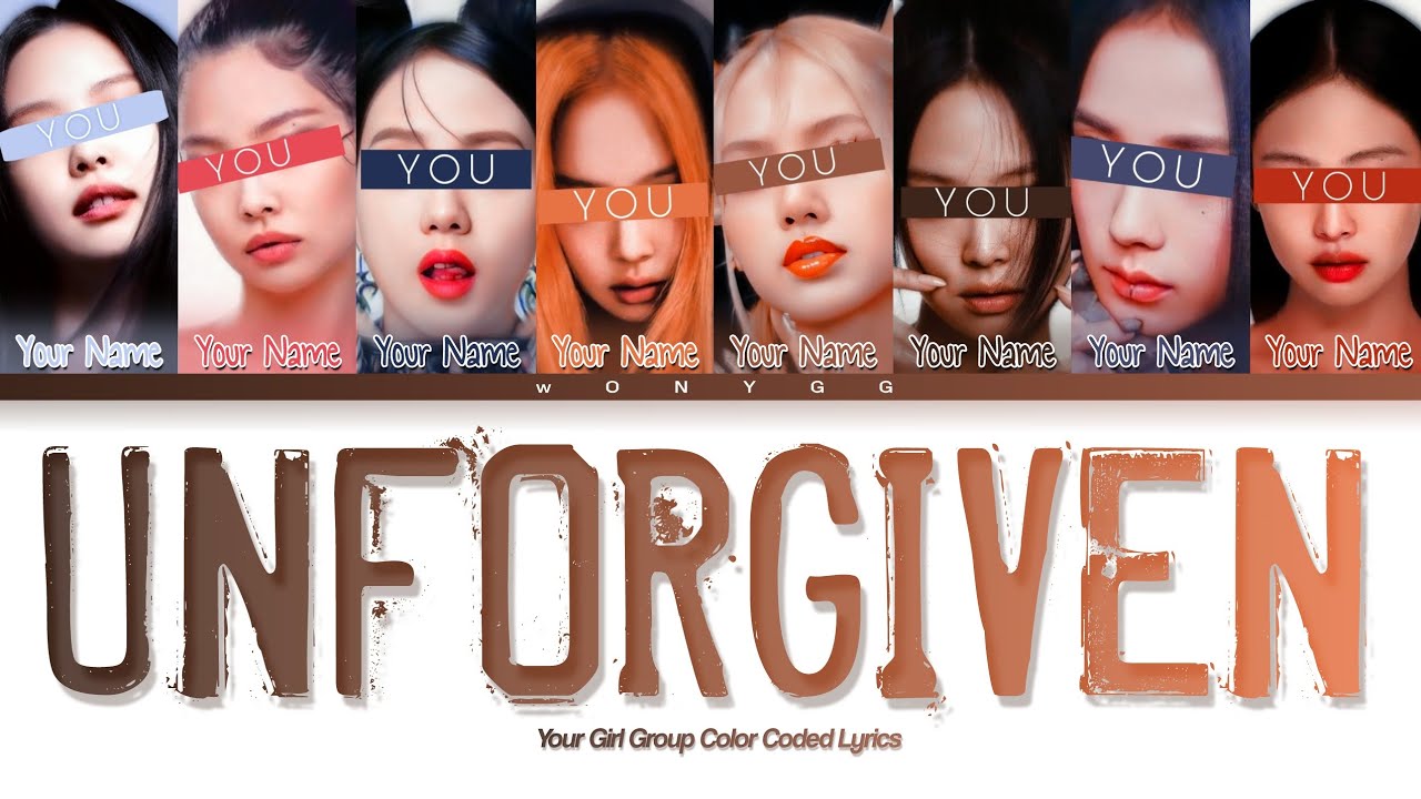 [REQ#9] Your Girl Group (8 Members) | Unforgiven by LE SSERAFIM | Color Coded Lyrics + LD