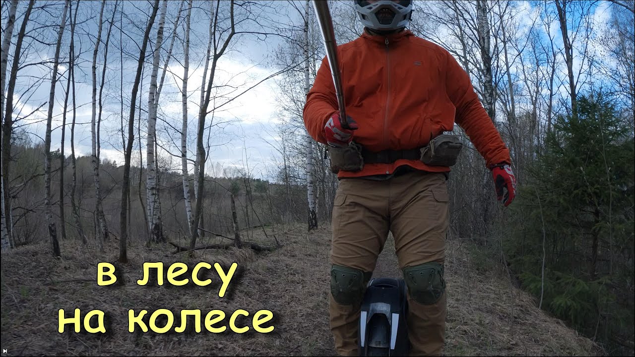 в лесу на колесе | kingsong s18 forest