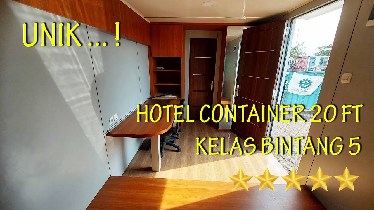 [UNIK] HOTEL CONTAINER 20 FEET KELAS BINTANG LIMA