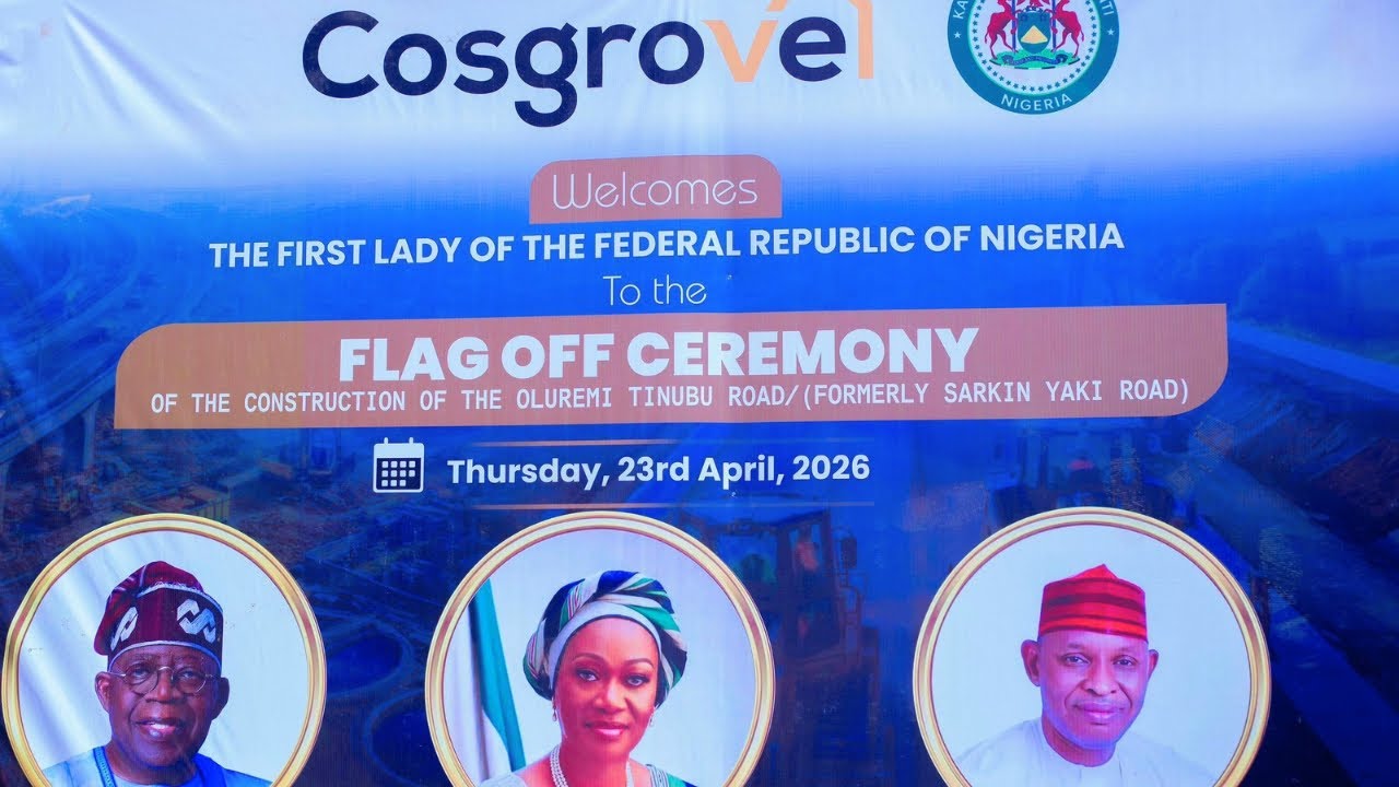 Cosgrove Flags Off Oluremi Tinubu Road Project in Kano | Infrastructure Development Nigeria