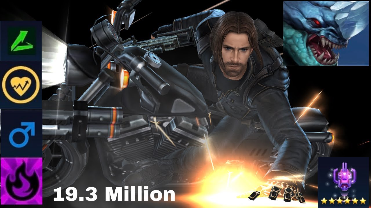 Bucky 19.3 Million (Mighty Rage) | Speed Human Male ABX Burn - Marvel Future Fight