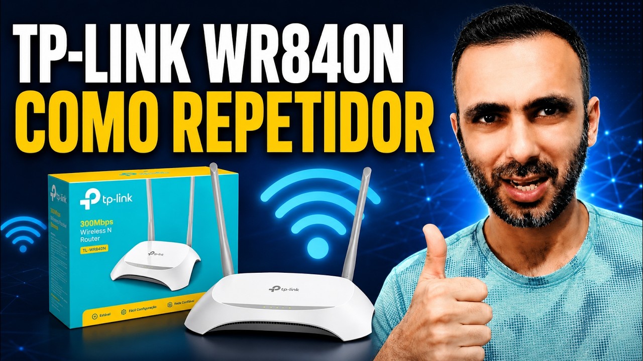 Como Configurar o Roteador TP Link TL WR840N como REPETIDOR de SINAL