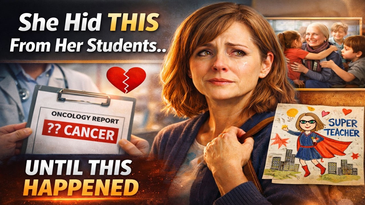 She Hid Her Cancer From Her Students for Months... Until This Drawing Broke Her Heart 😭
