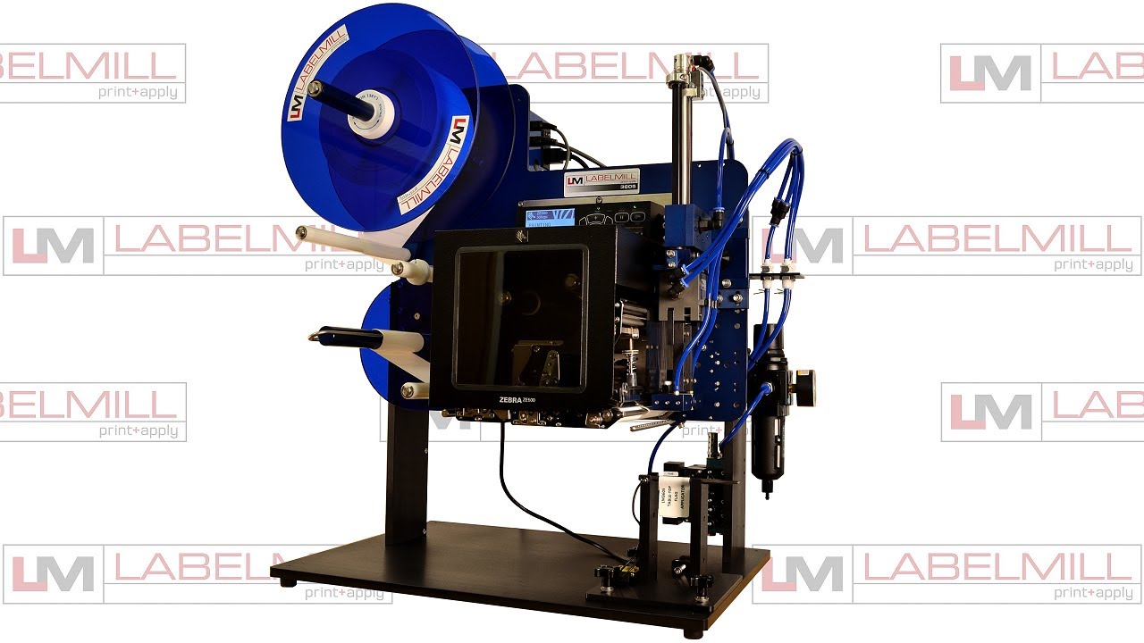 LabelMill LM3605 Custom Table-Top Flag Label Applicator