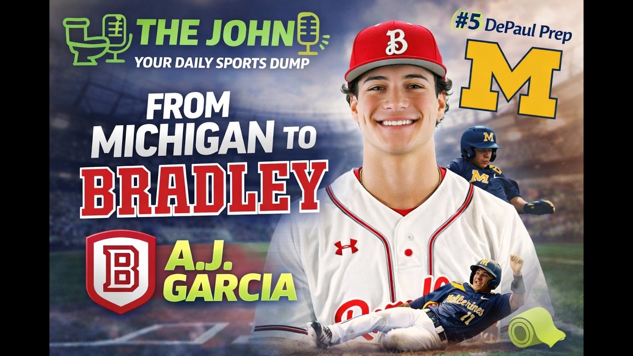 The John EP#76: From Michigan to Bradley: A.J. Garcia’s Transfer Story. The John Podcast!!