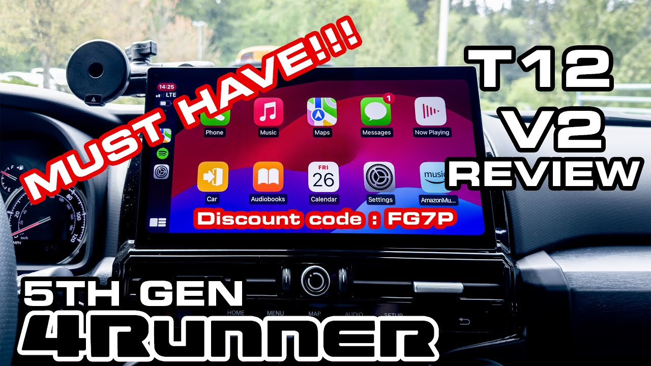 5TH GEN 4RUNNER | T12 V2 ANDROID HEADUNIT REVIEW