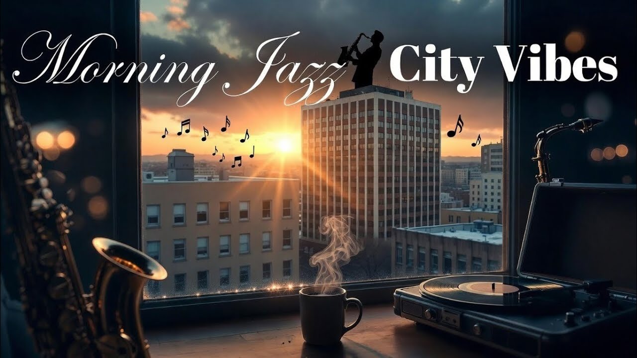 City vibes #JAZZ, Positive start of the day. Relaxing music fun #live #health 