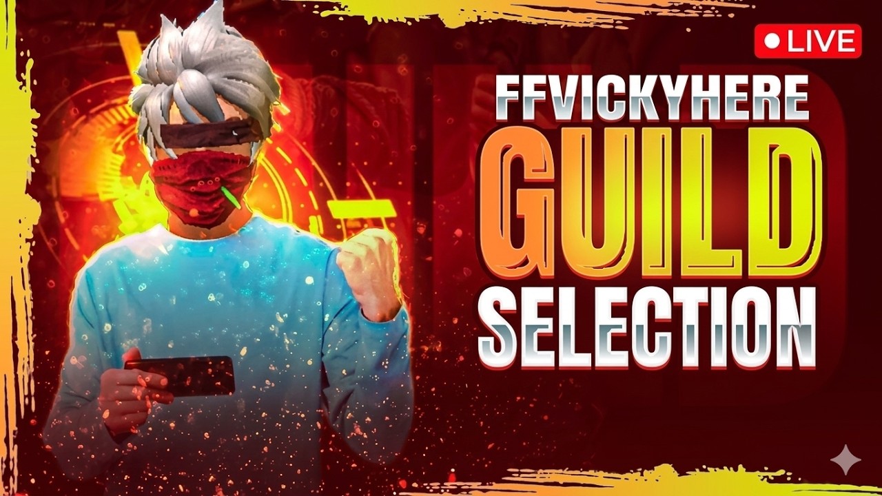 🏆 BIGGEST GUILD TEST! ⚔️ Join My Pro Guild Live! 💎 #FreeFire #ShortsLive [ROOM MATCH ] #ffvickyhere