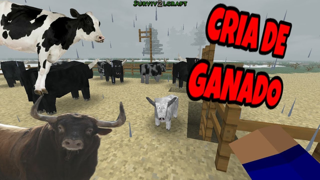 CRIANDO VACAS EN SURVIVALCRAFT 2