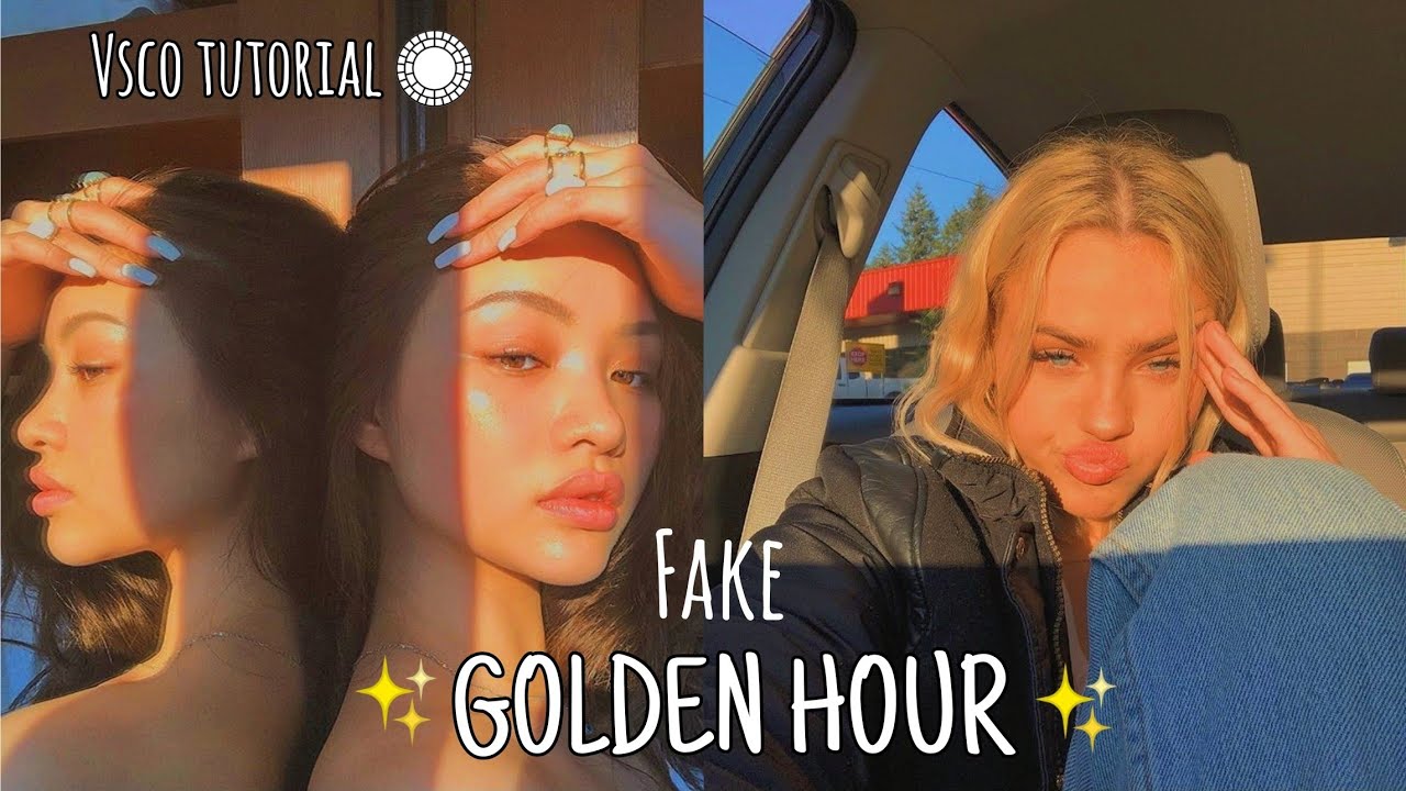Fake Golden Hour | Vsco Tutorial