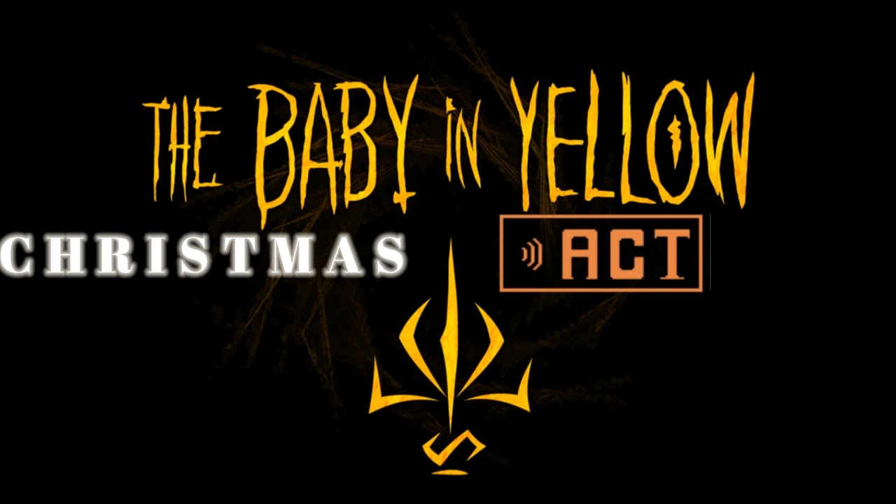 Baby and yellow Christmas act