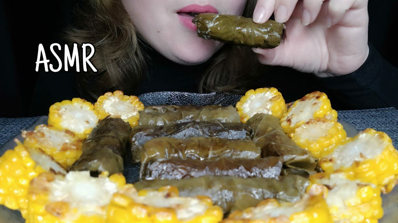 АСМР ДОЛМА/ASMR DOLMA/Food Sounds/Mukbang