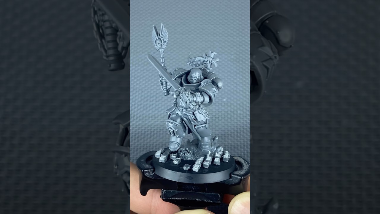 Black Templar Execrator Assembling Process! #warhammer40k #40k #miniaturepainting #warhammer #paint