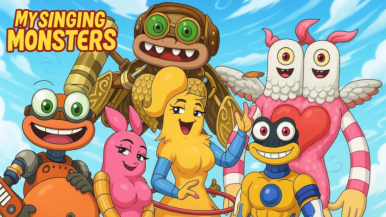 Air Island - All Monster Moje śpiewające potwory: OTWARCIE ANIME | Oficjalny teledysk