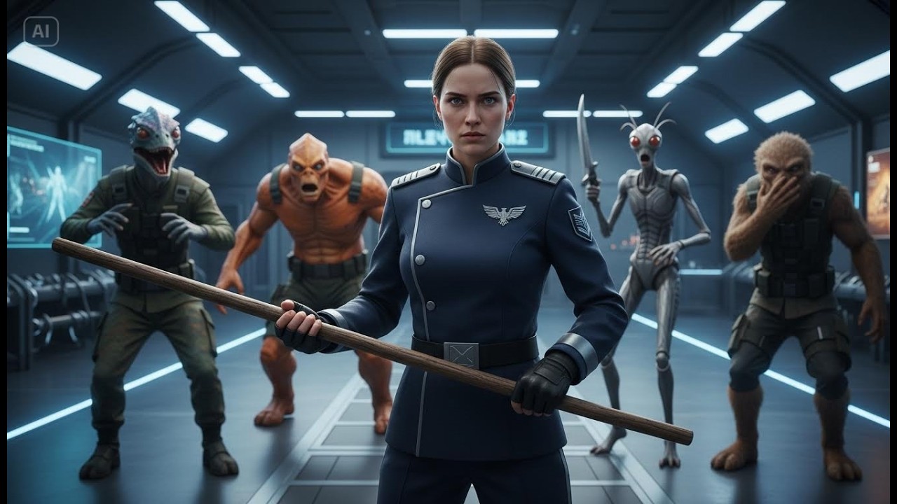 They Gave the Human Cadet a Wooden Stick — She Defeated Plasma Weapons With It | HFY Sci-Fi