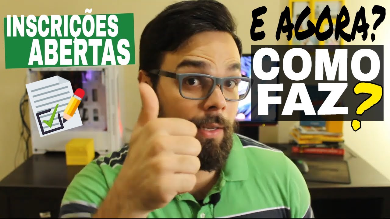 Como SE INSCREVER num concurso público? (E o que é um concurso?)