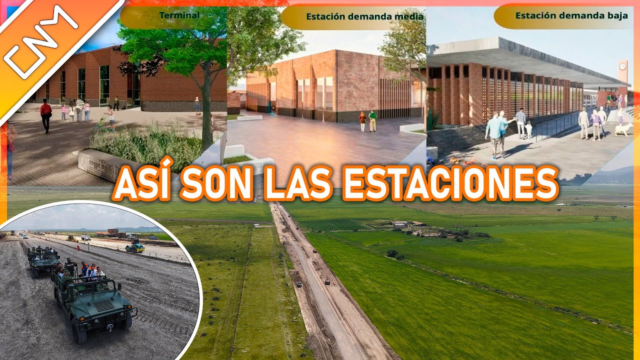 Tren AIFA-Pachuca, estaciones, tiempo de recorrido, trenes de pasajeros y frentes de obra