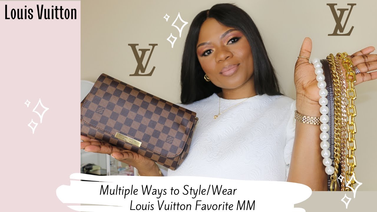 LOUIS VUITTON FAVORITE MM: Multiple Ways To Style & Wear It