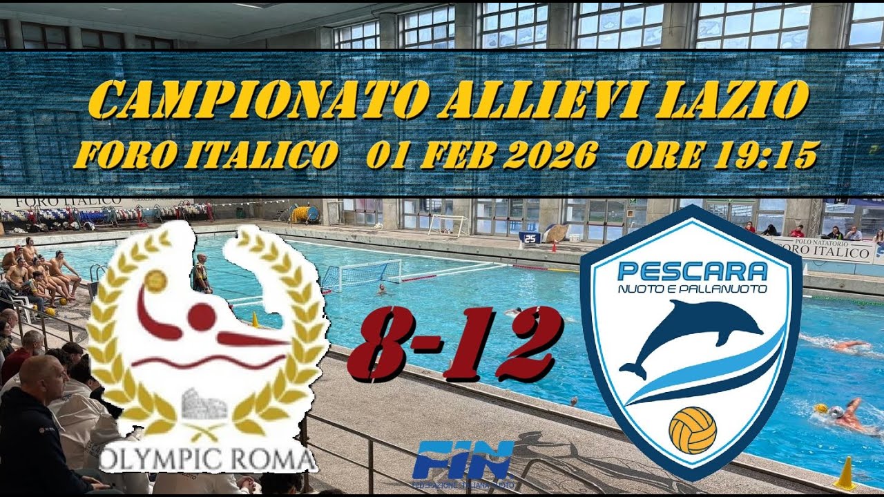 OLYMPIC ROMA A - PESCARA PALLANUOTO