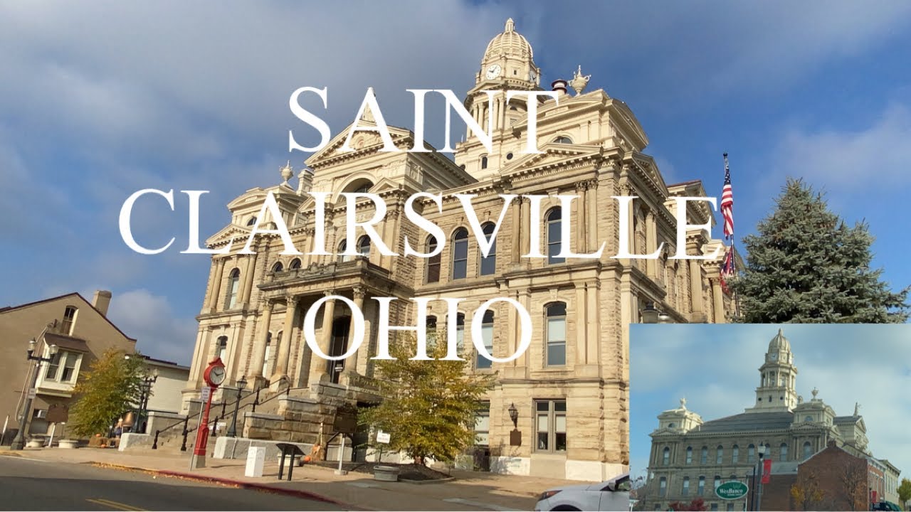SAINT CLAIRSVILLE OHIO | CUTE LITTLE TOWN WITH NICE ARCHITECTURE