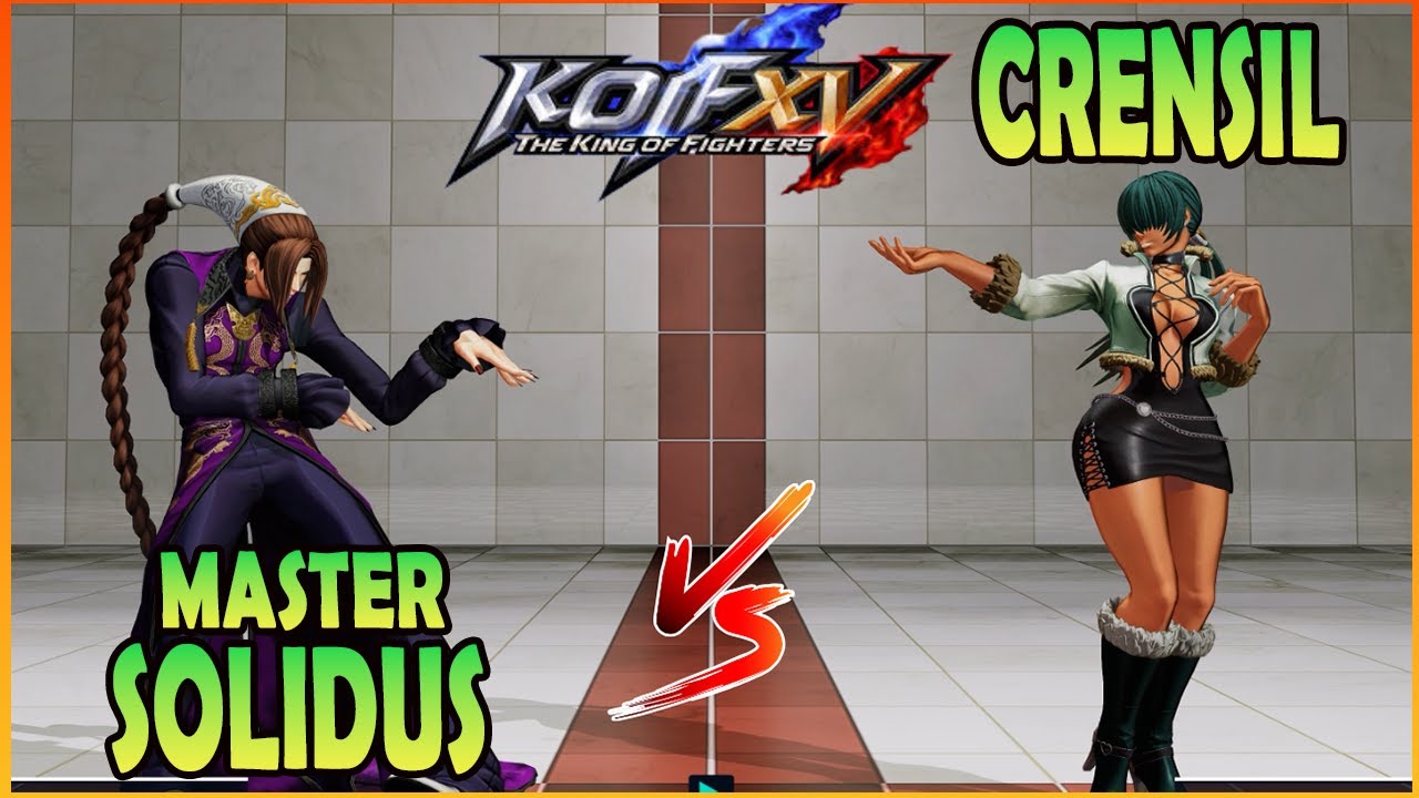 🔥KOF XV🔥MASTER SOLIDUS (KUKRI,TERRY,SHUNEI) VS CRENSIL (VICE,ANGEL,SHERMIE)🔥THE KING OF FIGHTERS XV🔥
